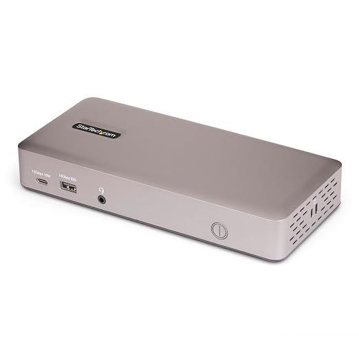 StarTech.com USB-C Docking Station, Triple 4K 60Hz Monitors, Driverless by StarTechcom