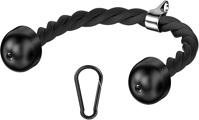 Cable Machine Attachment for Home Gym, Tricep Press LAT Pull Down Attachment by JOTUPLUN