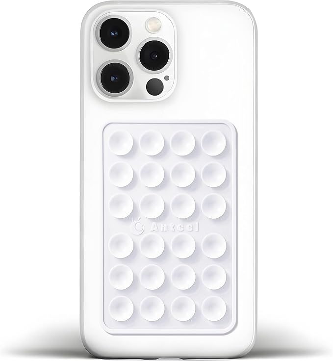 Anteel Medium-Sized Silicone Suction Phone Case Adhesive Mount, Enhanced by JingJinYY