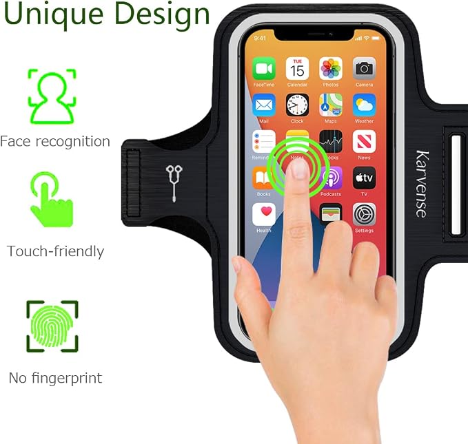 Phone Holder for Running, Karvense Phone Arm Bands for Running Exercise Workout - Image 3