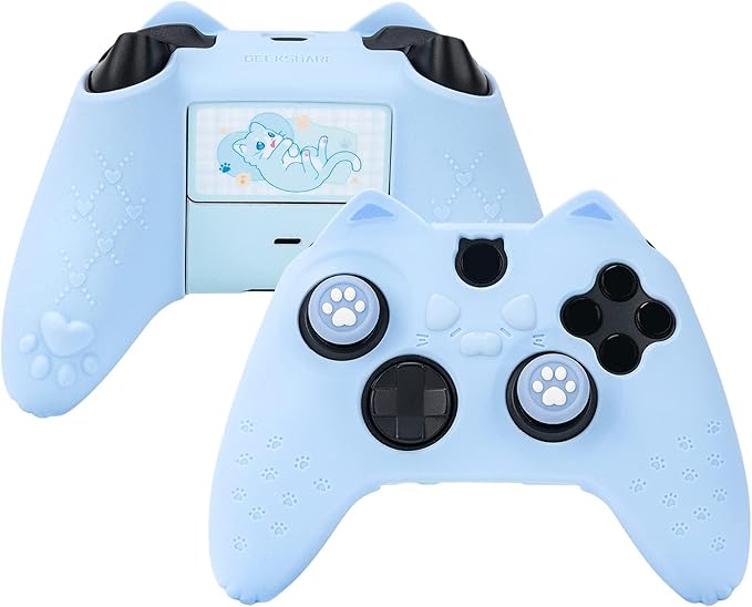 GeekShare Cat Paw Controller Skin Grips Set Anti-Slip Silicone Protective Cover by GEEKSHARE