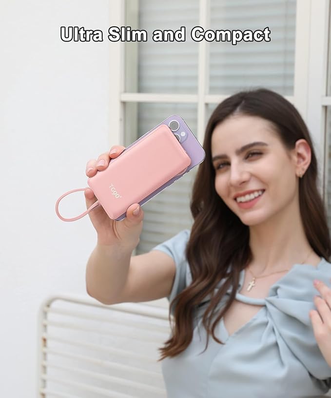 TG90° 2 Pack 10000mAh Portable Charger Slim Power Bank - Image 6