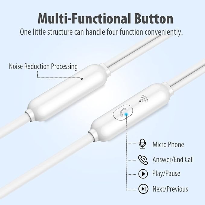 Earbuds Headphones 5 in One Pack, Wired Earbud - Image 3