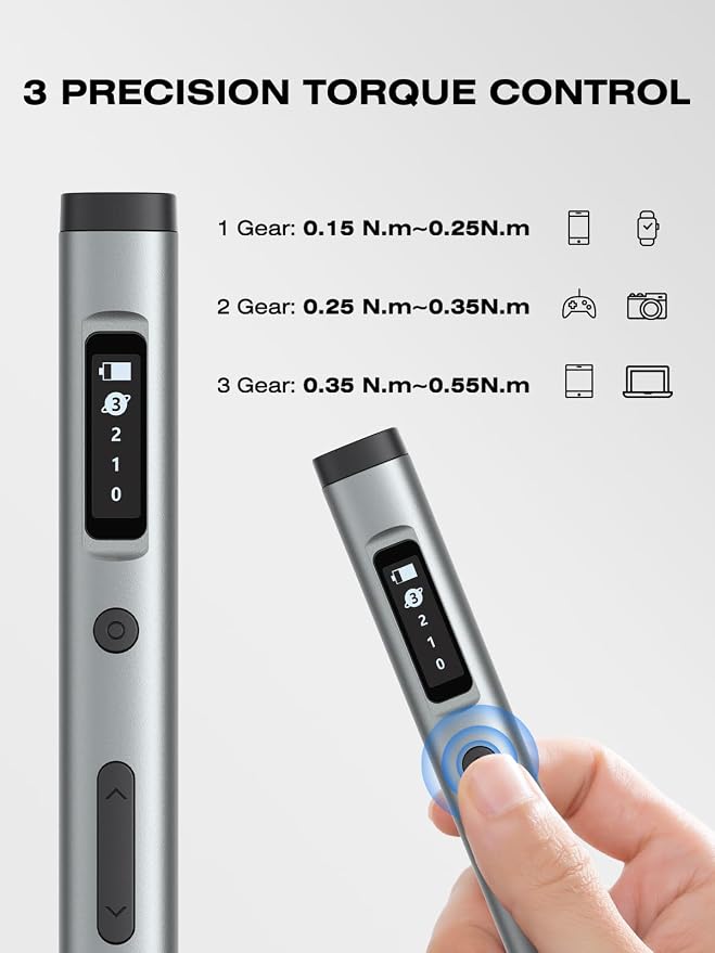 90-in-1 Mini Electric Screwdriver, SMOOTHARMOR Precision Screwdriver Set - Image 6