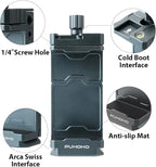 Metal Phone Tripod Mount Adapter Adjustable Phone Mount - Image 2