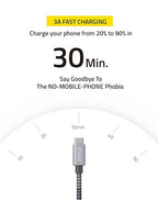 FHG USB C to USB C Cable 3.3FT 2Pack, PD 60W/3A USB C to USB C Fast Charging - Image 2