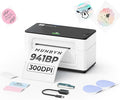 MUNBYN Bluetooth Thermal Label Printer 941B, Wireless 300DPI 4x6 Shipping Label by MUNBYN