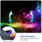 Mouse Pad, Gaming Mouse Pad, Galaxy Mouse Pad, Aurora Light Pattern Green and - Image 6