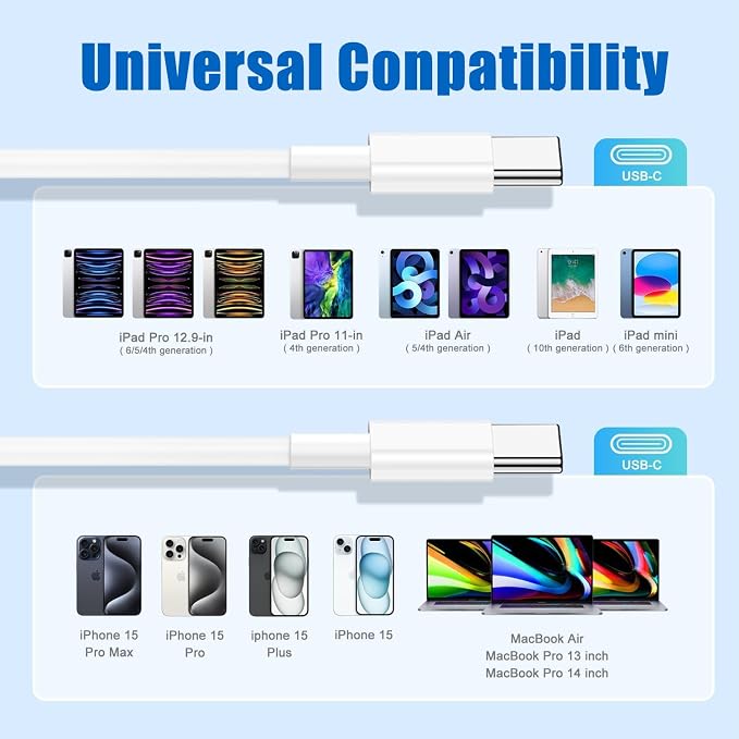 iPhone 15 Pro Charger Fast Charging, iPad Pro/Air/Mini - Image 6