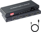 8K HDMI Splitter 1 in 4 Out, by Bytecc