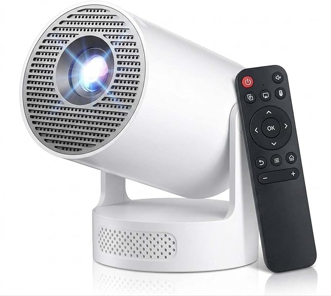 Mini Projector with Wifi and Bluetooth 5.4, Portable Proyector 4K Support by Salange