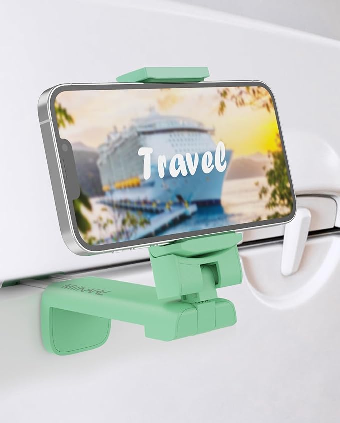 MiiKARE Airplane Travel Essentials Phone Holder, Universal Handsfree Phone Mount by MiiKARE