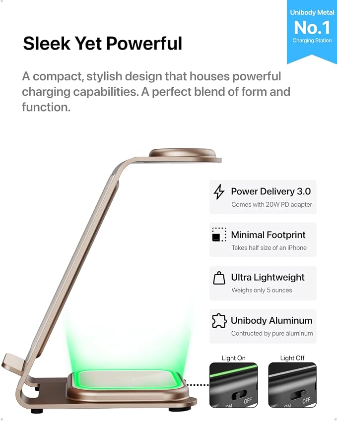 Intoval 3 in 1 Wireless Charging Station - Image 2
