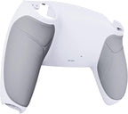 eXtremeRate White & Gray Performance Rubberized Grip Custom Back Plate Bottom - Image 3