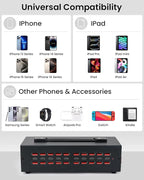 250W USB~c Charging Station, 30 Port USB Charger Block, Fast Charging Station - Image 4