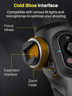 Professional Gimbal Stabilizer for Smartphone, Built-in 18CM Extension Rod and - Image 6