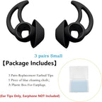 3 Pairs Earbud Tips Small，Eartips Compatible - Image 2