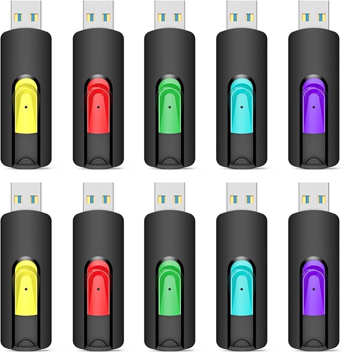 Aiibe 128GB Flash Drive 10 Pack by Aiibe