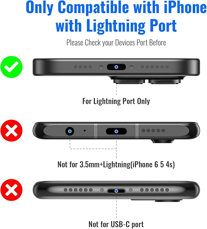 iMangoo for Apple MFi-Certified Headphones for Lightning Wired Earbuds Magnetic - Image 8