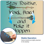 Gaming Mouse Pad, Stay Positive Work Hard and Make It Happen Mouse Pad Non-Slip - Image 6