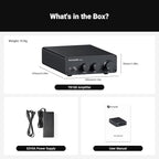 Fosi Audio TB10D 2 Channel Stereo Amplifier, Class D Mini Power Integrated - Image 9