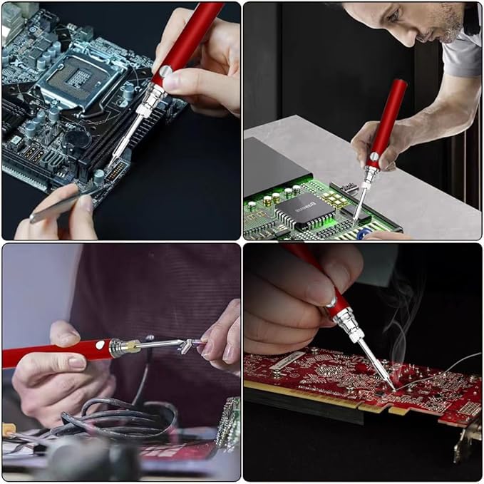 Portable soldering iron, 1100 mAh battery, rechargeable, suitable - Image 5