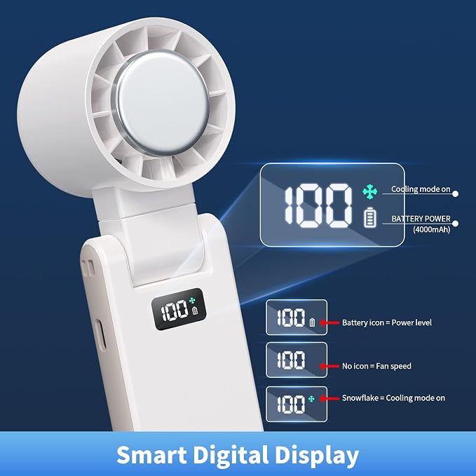 OTPEIR Portable Handheld Turbo Fan - Image 4