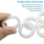 12 Pcs Rubber Grommets, 7/8" Inside Diameter 1" Drill Hole Rubber Wire Grommets - Image 3