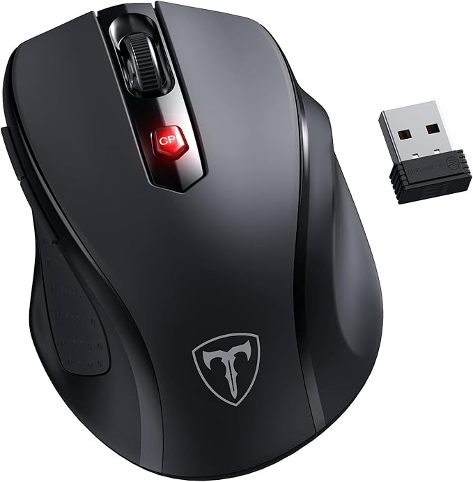 Wireless Mouse, D-09 Computer Mouse USB Cordless Mice by HOTWEEMS