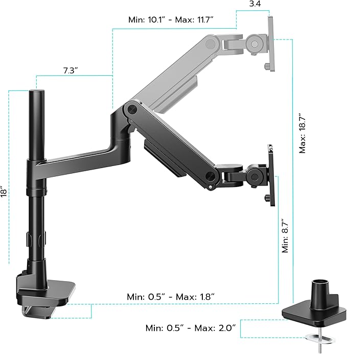 ARES WING Heavy-Duty Monitor Mount - Image 9
