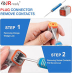 JRready DRK-RT1B Deutsch Pin Removal Tool, Pin Socket Contact/Wedgelock Removal - Image 4