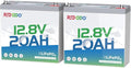 Redodo 12V 20Ah LiFePO4 Battery, 4000+ Deep Cycles Lithium Battery by PrimeDayRedodoSaveup55