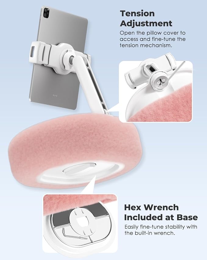 Viozon Tablet Pillow Stand, Kindle Pillow Stand, Compatible - Image 6