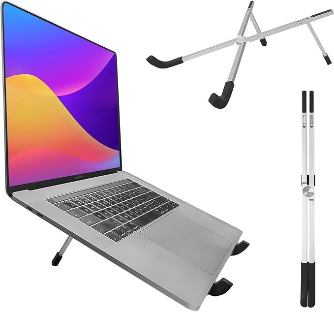 Protable Laptop Stand for Desk, Foldable Laptop Riser Holder, Ventilated - Image 7