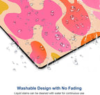 Mouse Pad, Modern Abstract Mousepad, Cute Pink Mouse Mat Waterproof Non-Slip - Image 5