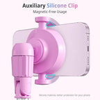 UBeesize Pink 62'' Magnetic Selfie Stick & Phone Tripod - Image 4