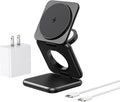 3 in 1 Charging Station for Apple Multiple Devices, Zinc Alloy Foldable Travel by Alilong