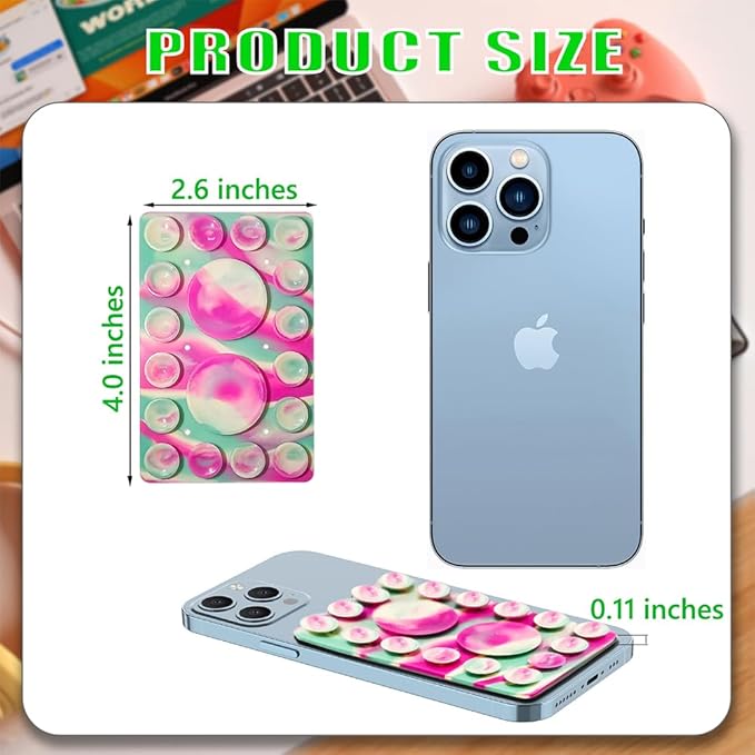 Silicone Suction Phone Holder Mount, Silicon Adhesive Phone Accessory - Image 5