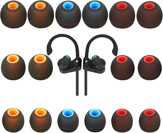 Earbud Tips Ear Bud Tips Soft Anti Slip Washable and Reusable Silicone by Unknown