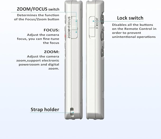 AODELAN Wireless Camera Remote Control, Shutter Release Compatible - Image 8
