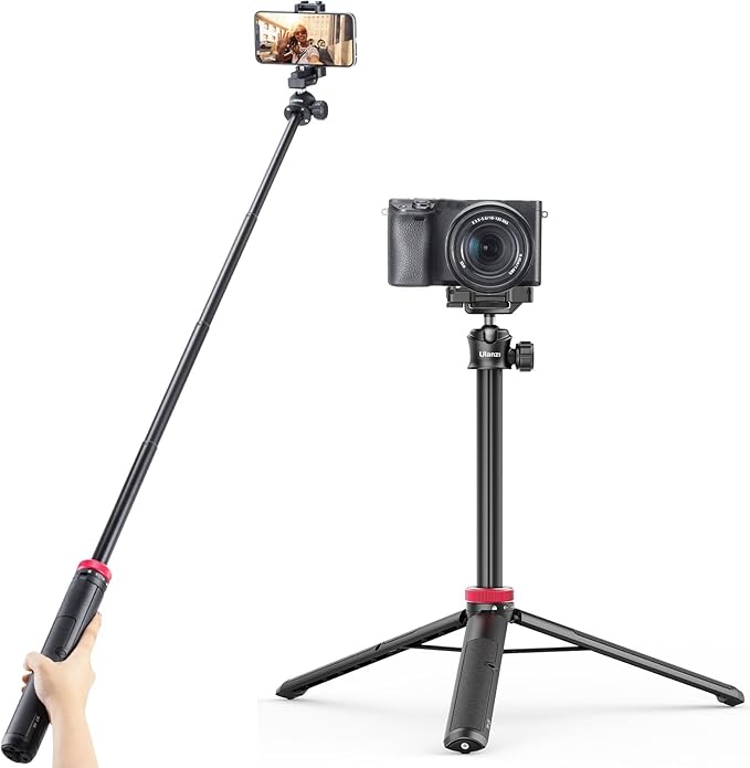 ULANZI MT-44 Extendable Phone Tripod, 360° Ball Head Camera Tripod - Image 9