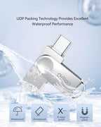 64GB USB C Flash Drive, Dual Drive USB 3.0 and Type C Thumb Drive Up to 110MB/s - Image 6