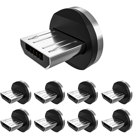 Magnetic Connector Tips Head for Micro USB Android Devices by Bojianxin