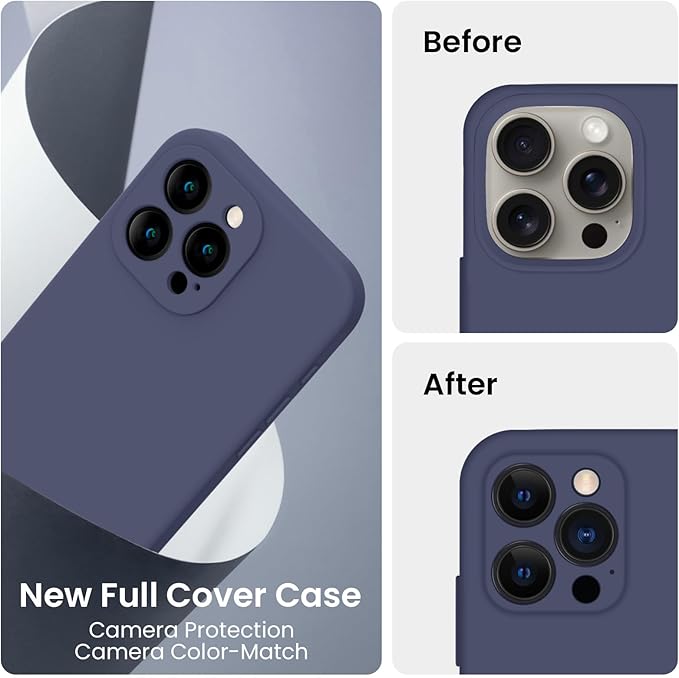 FireNova Designed for iPhone 15 Pro Max Case, Silicone Upgraded Phone Case with - Image 3