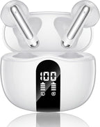 Wireless Earbuds, 2026 Bluetooth 5.4 Headphones Bass Stereo Ear Buds by Unknown