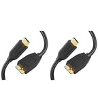 CableCreation 1FT*2 USB C to Micro B Cable, 10Gbps Speed External Hard Drive - Image 9