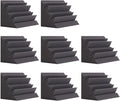 8 Pack - Bass Traps Acoustic Foam Corner, High Density and Fire-Proof Bass by SODOCT