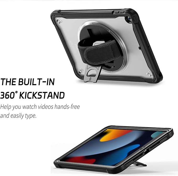 ZenRich Clear Case for iPad 9th/8th/7th Generation 10.2 inch 2021/2020/2019 - Image 4