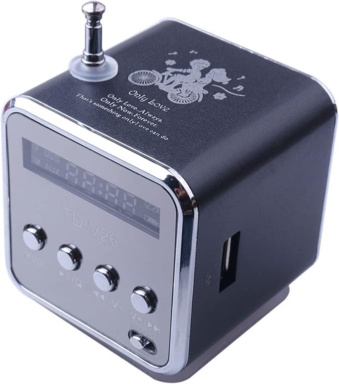 Mini Bluetooth Speaker, Etigood Wireless Music Player Portable FM Radio by Etigood