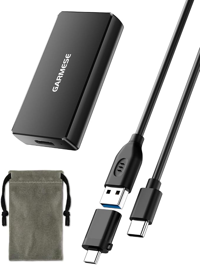 120GB Portable SSD Up to 350MB/s USB 3.2 Gen 1 External SSD by GARMESE